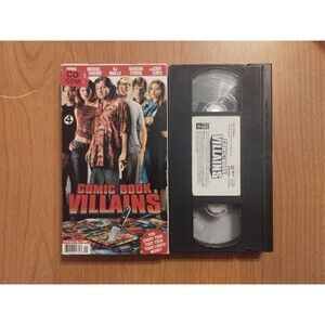 Comic Book Villains - VHS - Donal Logue - Michael Rapaport - Natasha Lyonne